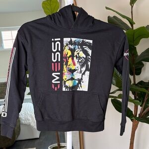 Hard Rock Cafe Black Hoodie with Colorful Graphic